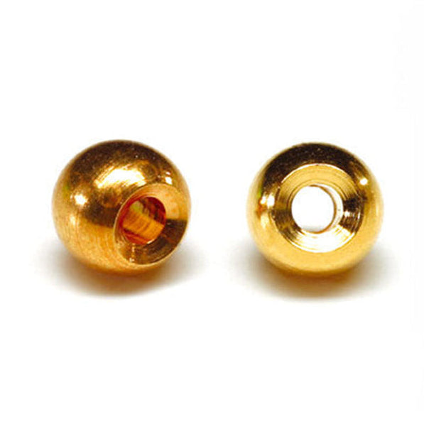 Messingperlen - Gold - groß 5 mm