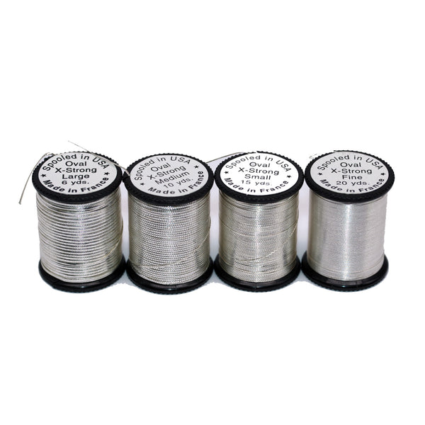 Lagartun Oval Tinsel – Silber