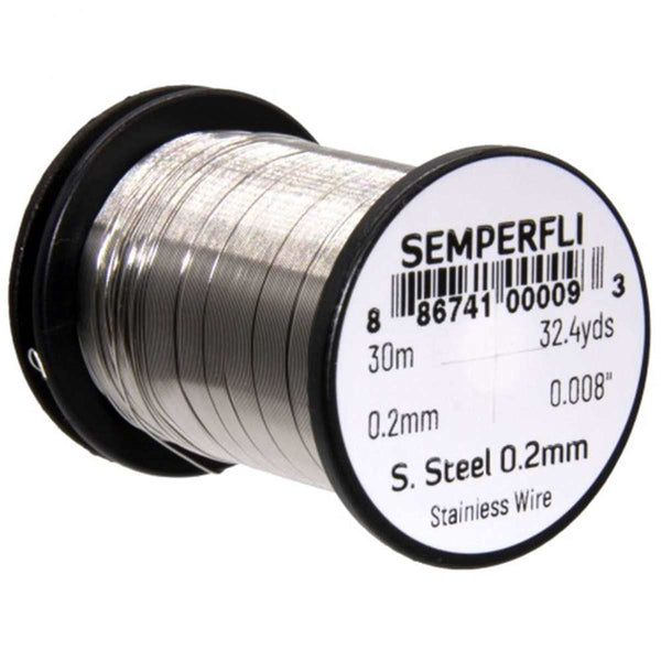 Semperfli Stainless Steel wire 0,2mm 30mSpule