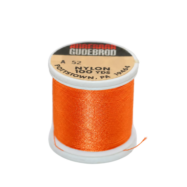 Gudebrod Rutenbindegarn Orange – Stärke A, 100 yd