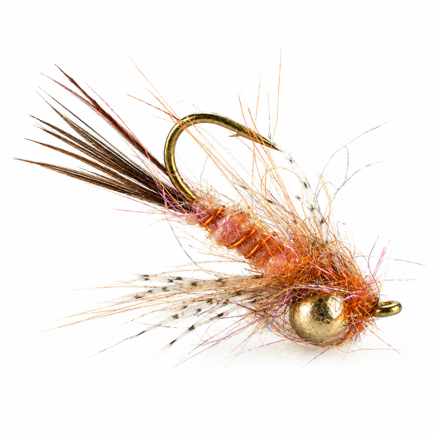 Drop Nymph Copper & Orange