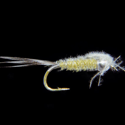 Marc Petitjean MP 131S – CDC-Baetis-Nymphe mit Silberperle