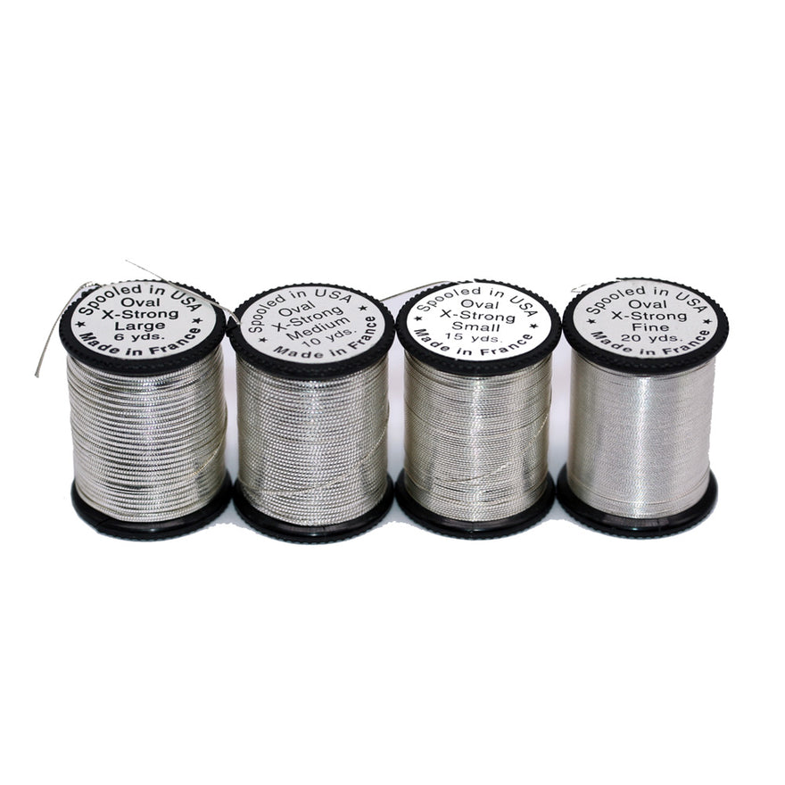 Lagartun Oval Tinsel – Silber