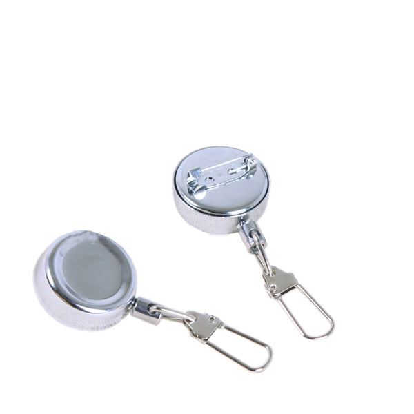 Pin on Reel Silber – ausziehbarer Werkzeughalter