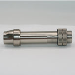 Uplocking-Schraubrollenhalter Silber – mit zwei Muttern