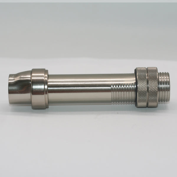 Uplocking-Schraubrollenhalter Silber – mit zwei Muttern