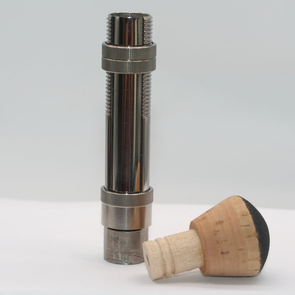 Uplocking-Rollenhalter mit Fighting Butt – Silber