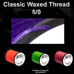 Semperfli Classic Waxed Thread 6/0 – kräftiger Bindefaden