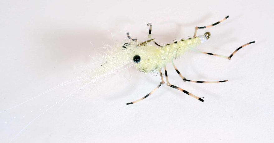Honey Shrimp -black/chartreuse legs-  Meerforellenfliege-