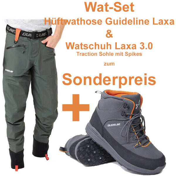 Guideline Wat-Set 5 – Laxa Waist Wader + Laxa 3.0 Traction Boot