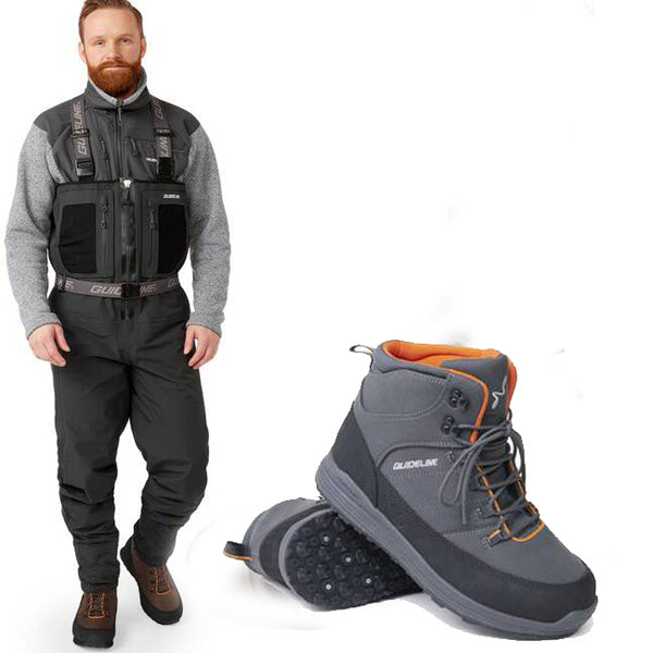 Guideline Wat-Set 3 – Laxa 2.0 ZIP Waders + Laxa 3.0 Traction Boot