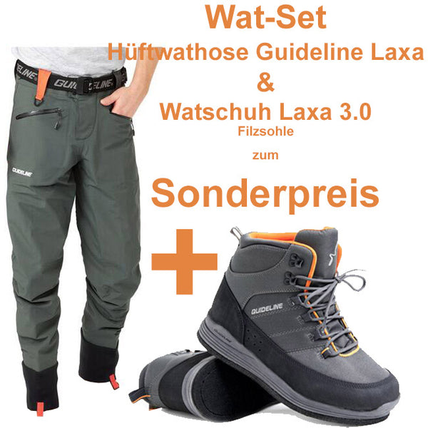 Guideline Wat-Set 6 – Laxa Waist Wader + Laxa 3.0 Felt Boot