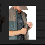 Guideline Loft Vest – Isolationsweste Walnut / Algae Green