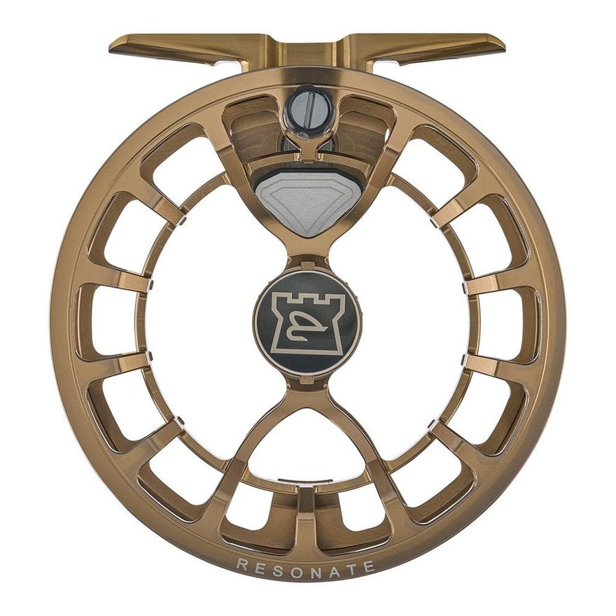 Hardy Resonate Click-Check-Fliegenrollen – Bronze