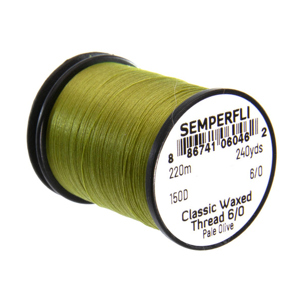 Semperfli Classic Waxed Thread 6/0 – kräftiger Bindefaden
